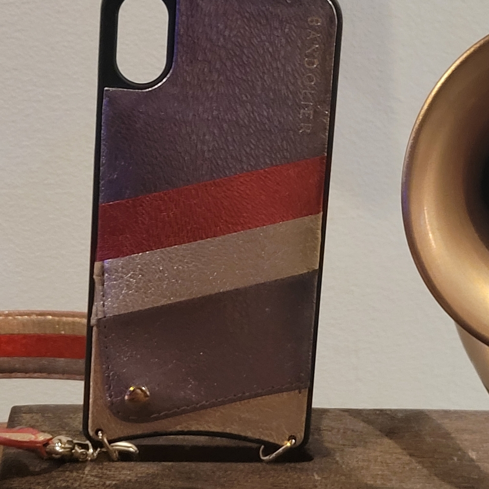 Bandolier wristlet iPhone X cell case
